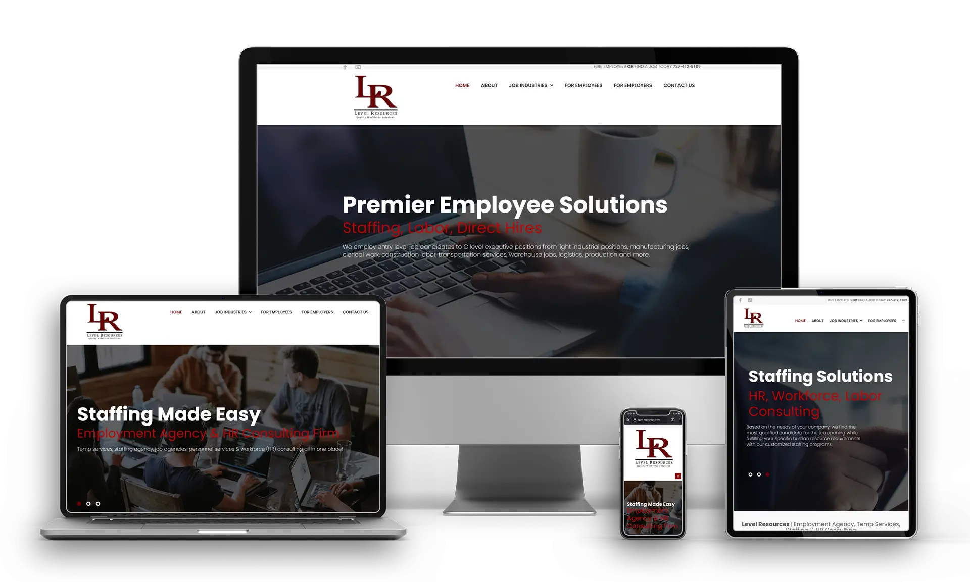 Staffing Website Design