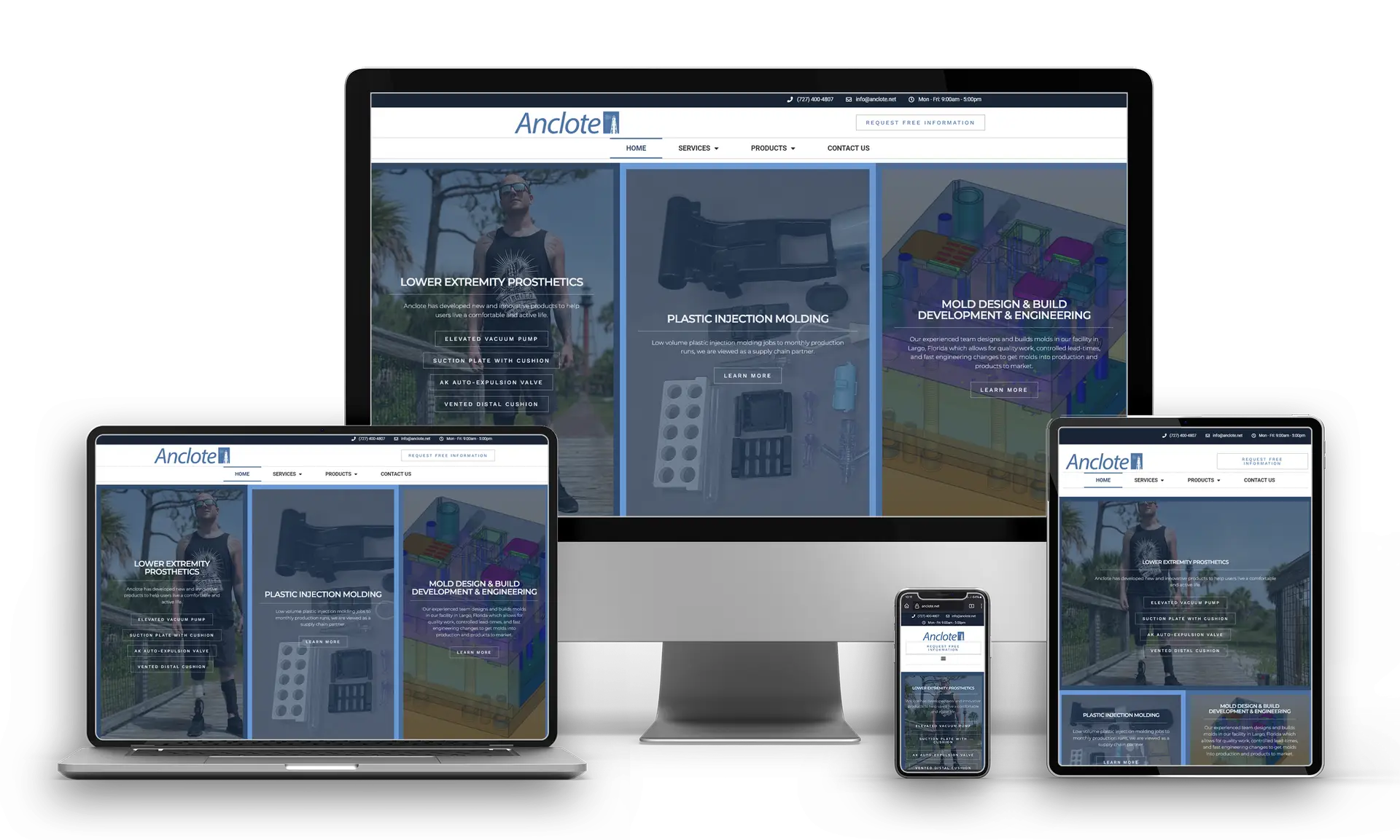 Manufacturing Website Design
