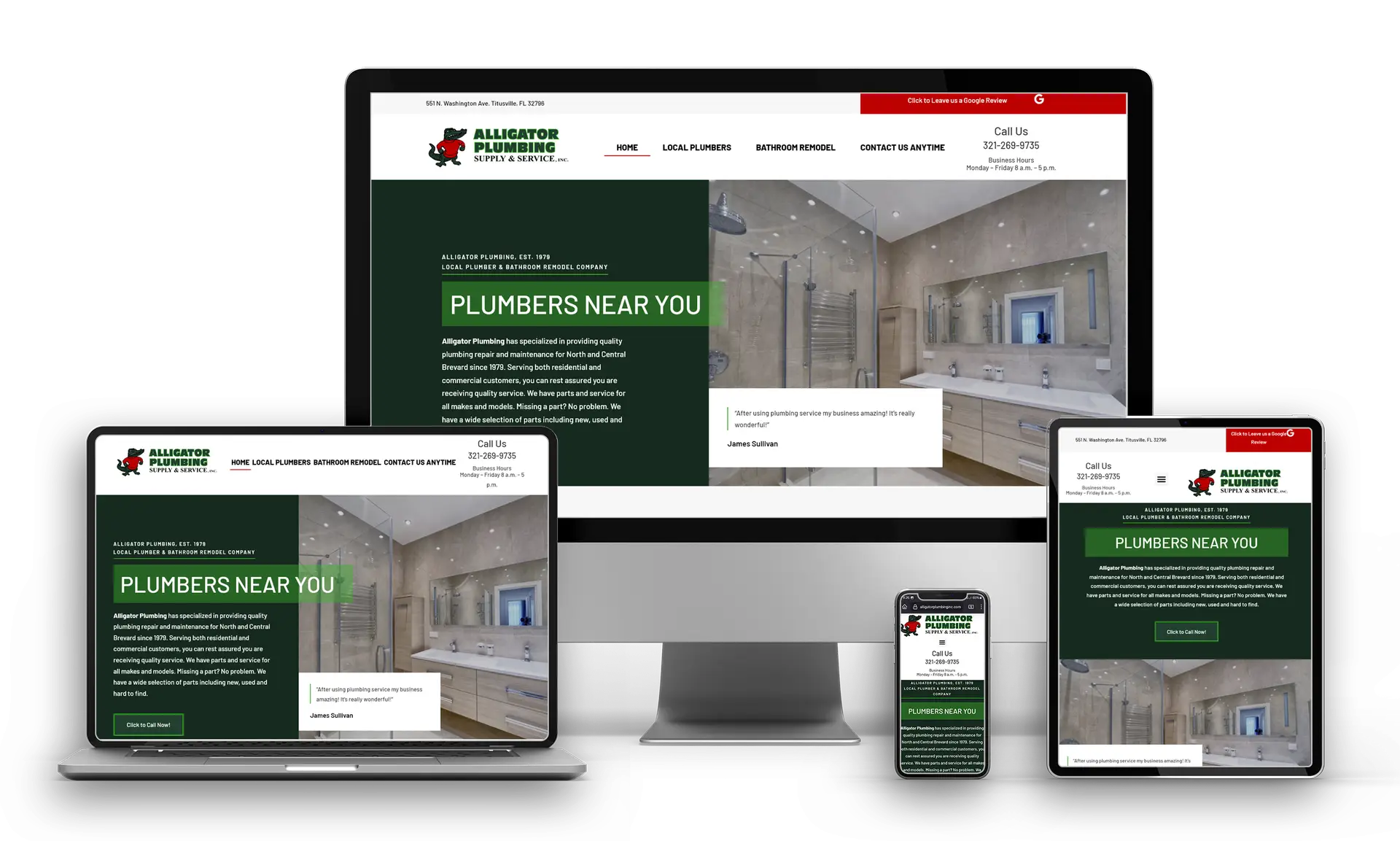 Plumbing Website Design