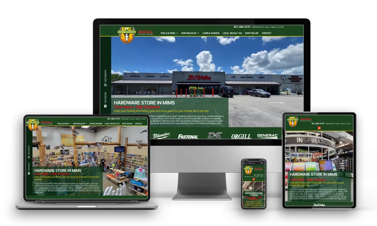 Business Website Design & Development in Brevard County, Florida