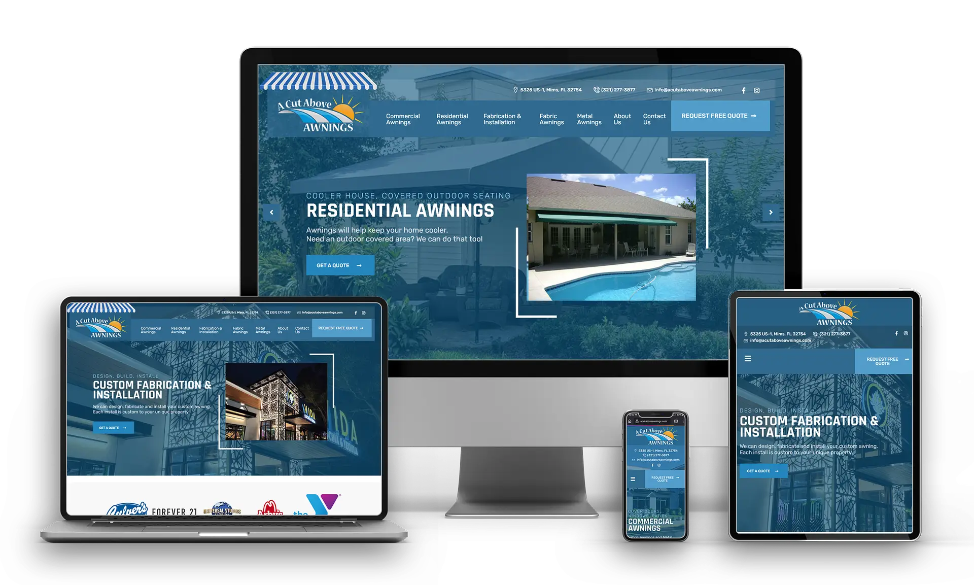 Business Website Design & Development in Brevard County, Florida